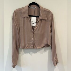 Zara Stain Blouse Sz Small